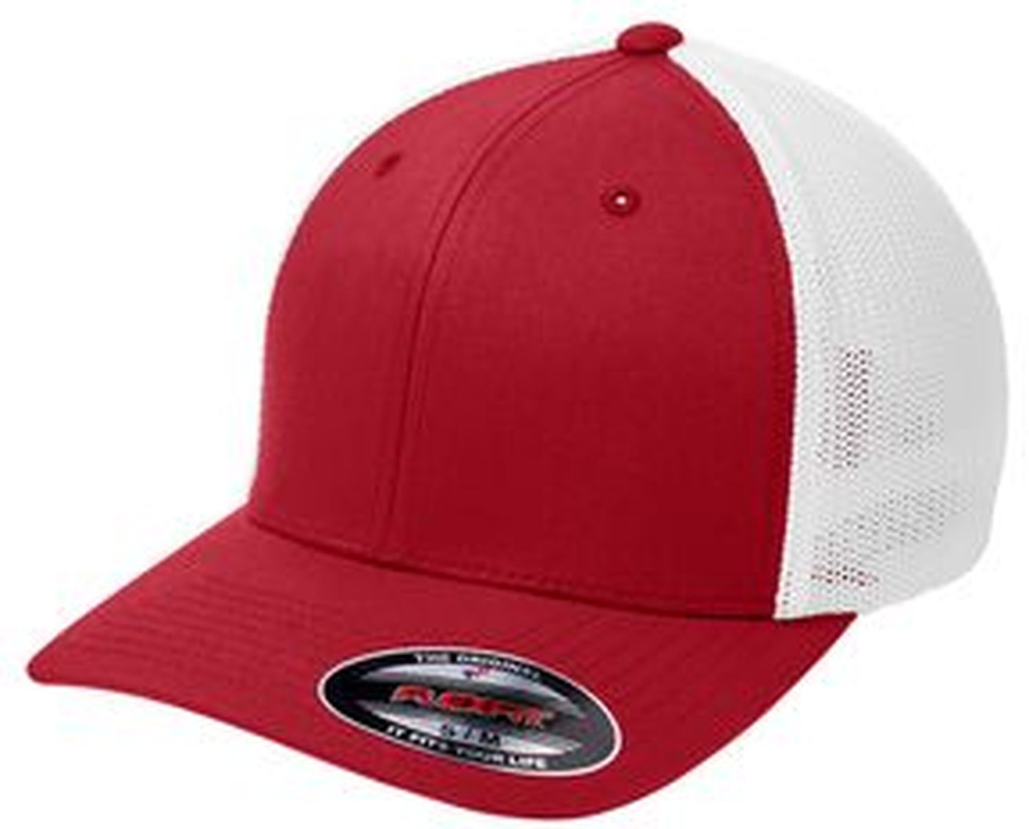 Port Authority® Adult Unisex Flexfit® Mid-Profile Structured Mesh Back Cap